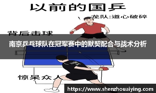 南京乒乓球队在冠军赛中的默契配合与战术分析